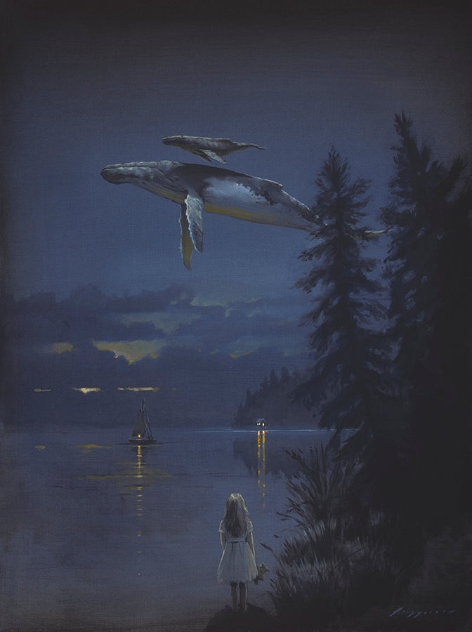 Silent Giants over the Calm Waters