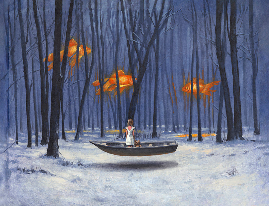 Dreams Of The Beacon In Blue And Gold